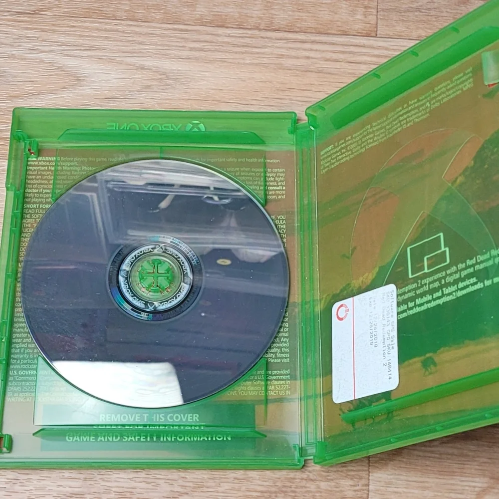 Microsoft Xbox One Red Dead Redemption II - Red & Yellow Cover